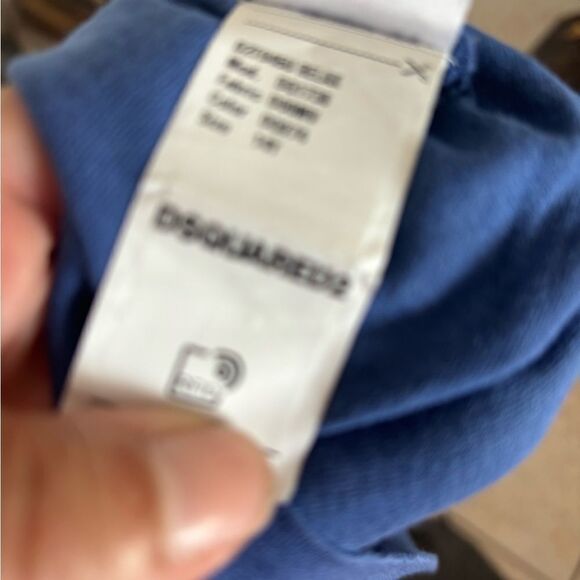 DSquared2 logo tee shirt big novelty tee top y2k designer unisex - Picture 6 of 7